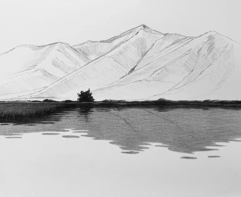 Creek Hills, 22x28, kohinoor pencil on bristol,