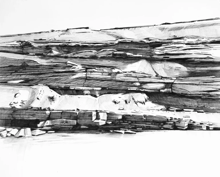 Montana Cutbank, 22x28 kohinoor pencil on bristol,