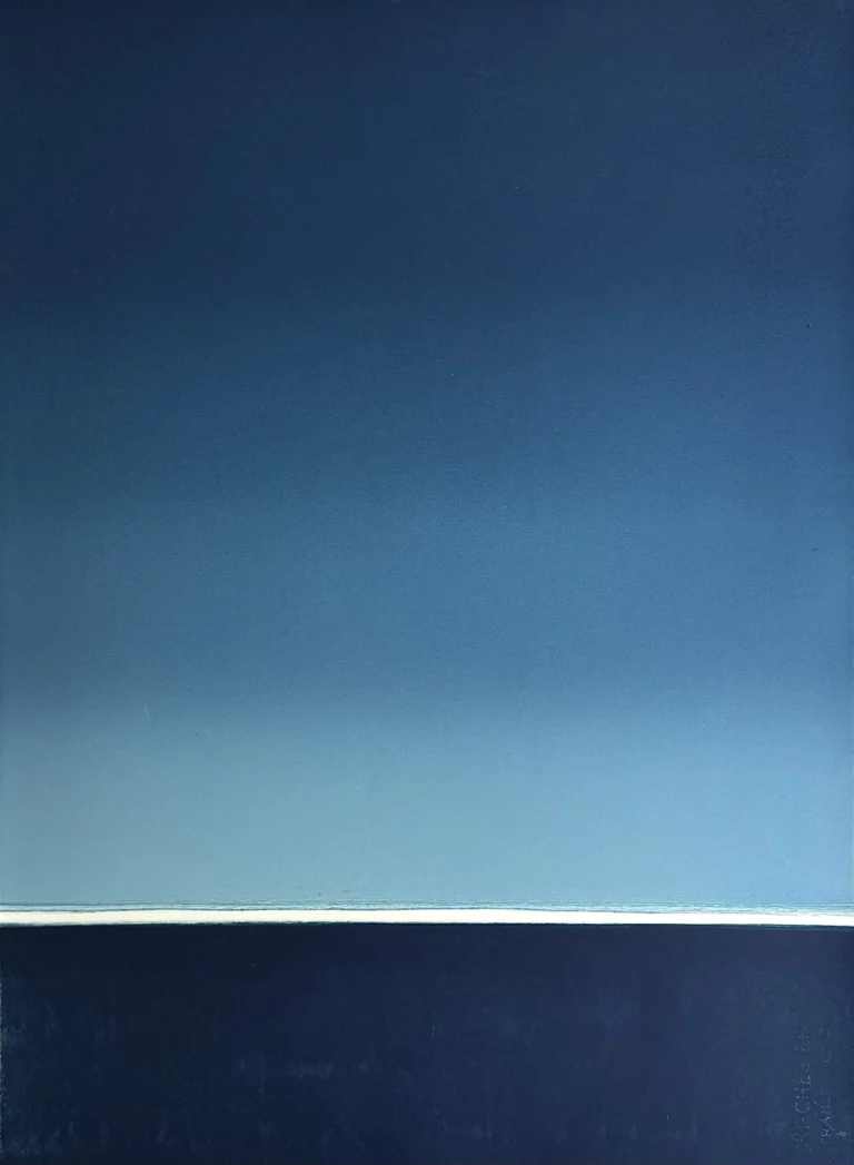 Blue Light 3, 22x30 monotype,