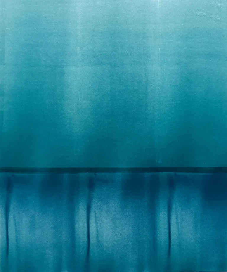 Deep Ocean 2, 22x26 monotype,