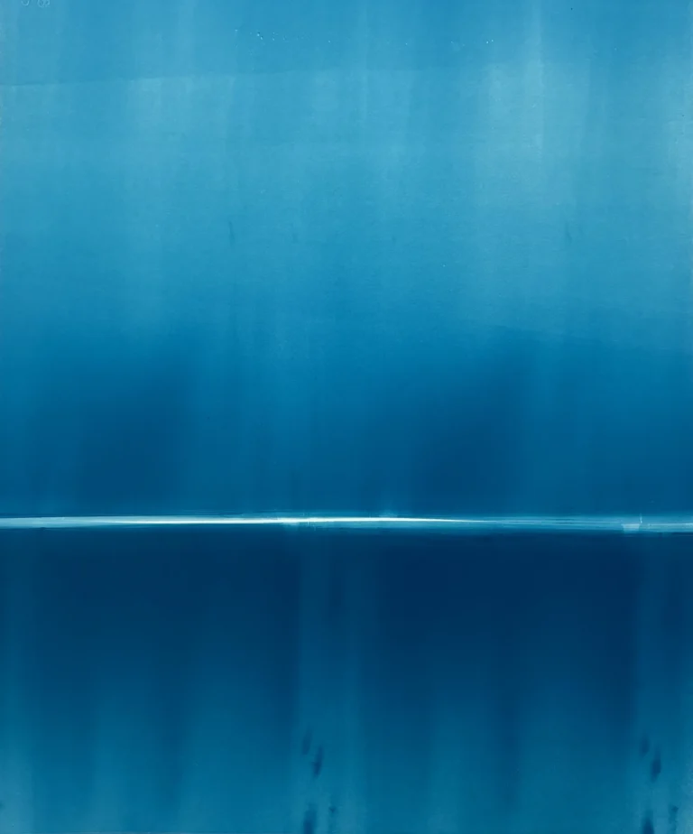 Deep Ocean 4, 22x26 monotype,