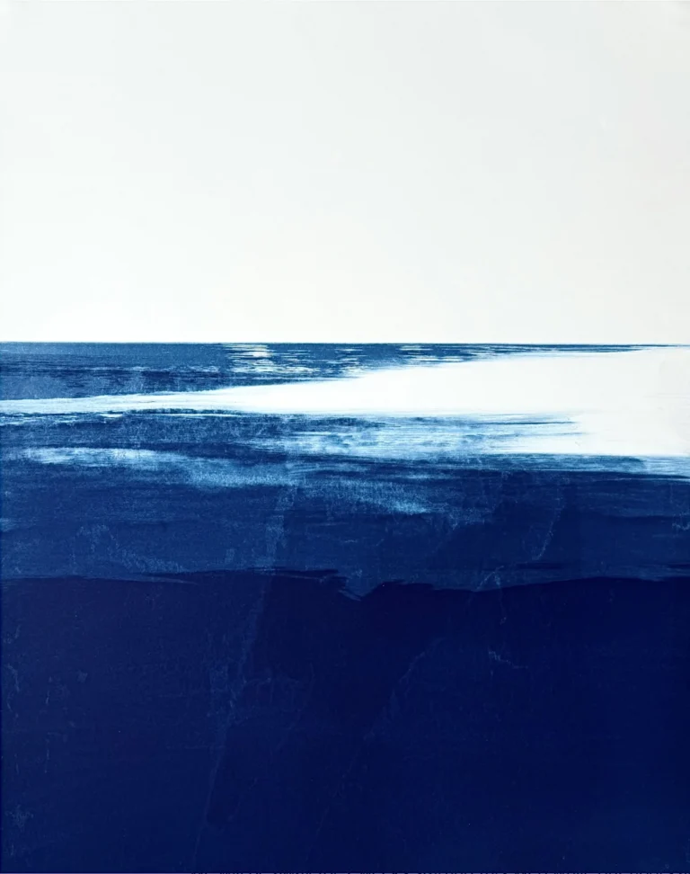 Estuary, 30x40, monotype,
