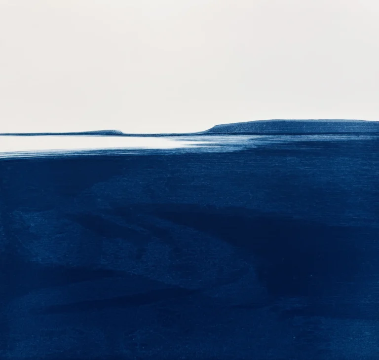 Inlet Study 2, 30x30 monotype,