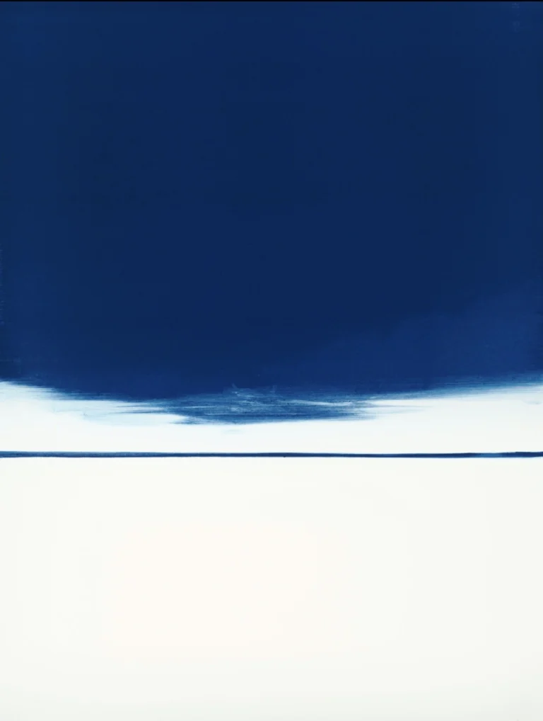 Water & Sky 1, 30x40 monotype,