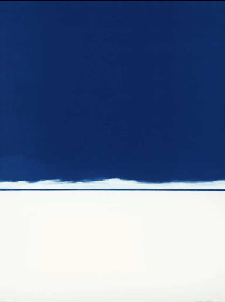 Water & Sky 3, 30x40 monotype,