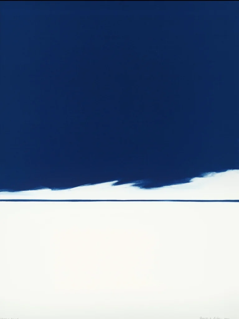 Water & Sky 4, 30x40 monotype,