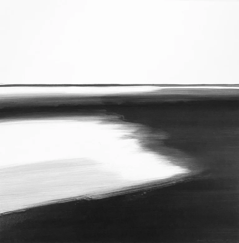 Water Study 8, 30x30 monotype,